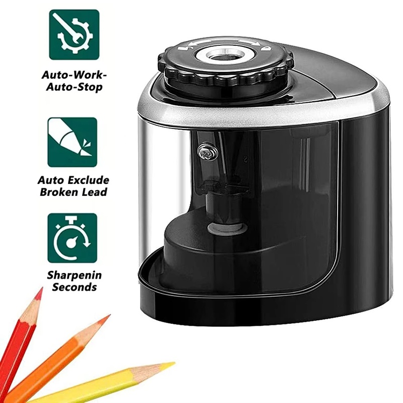 Electric Pencil Sharpener Usb - Taille-crayon automatique de bureau, taille-crayon électrique