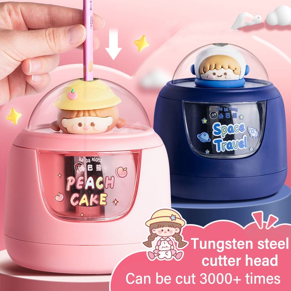 Electric Pencil Sharpener Usb - Taille-crayon électrique avec chargeur de batterie,