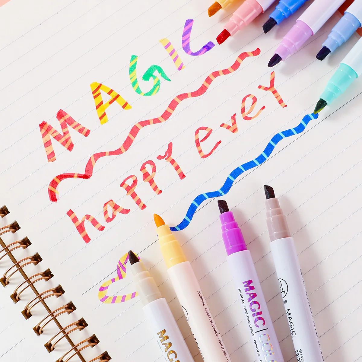 Ensemble de stylos surligneurs - Pastel Highlighter Set Double Ended avis et prix