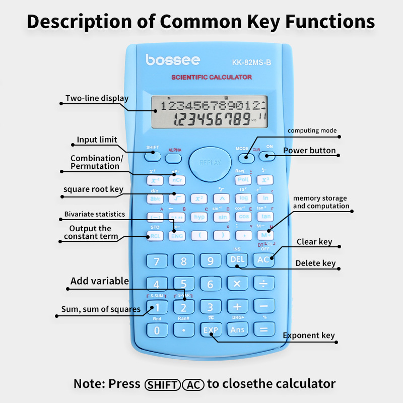 Calculatrice scientifique 240  - Scientific Calculator For Secondary School avis et prix