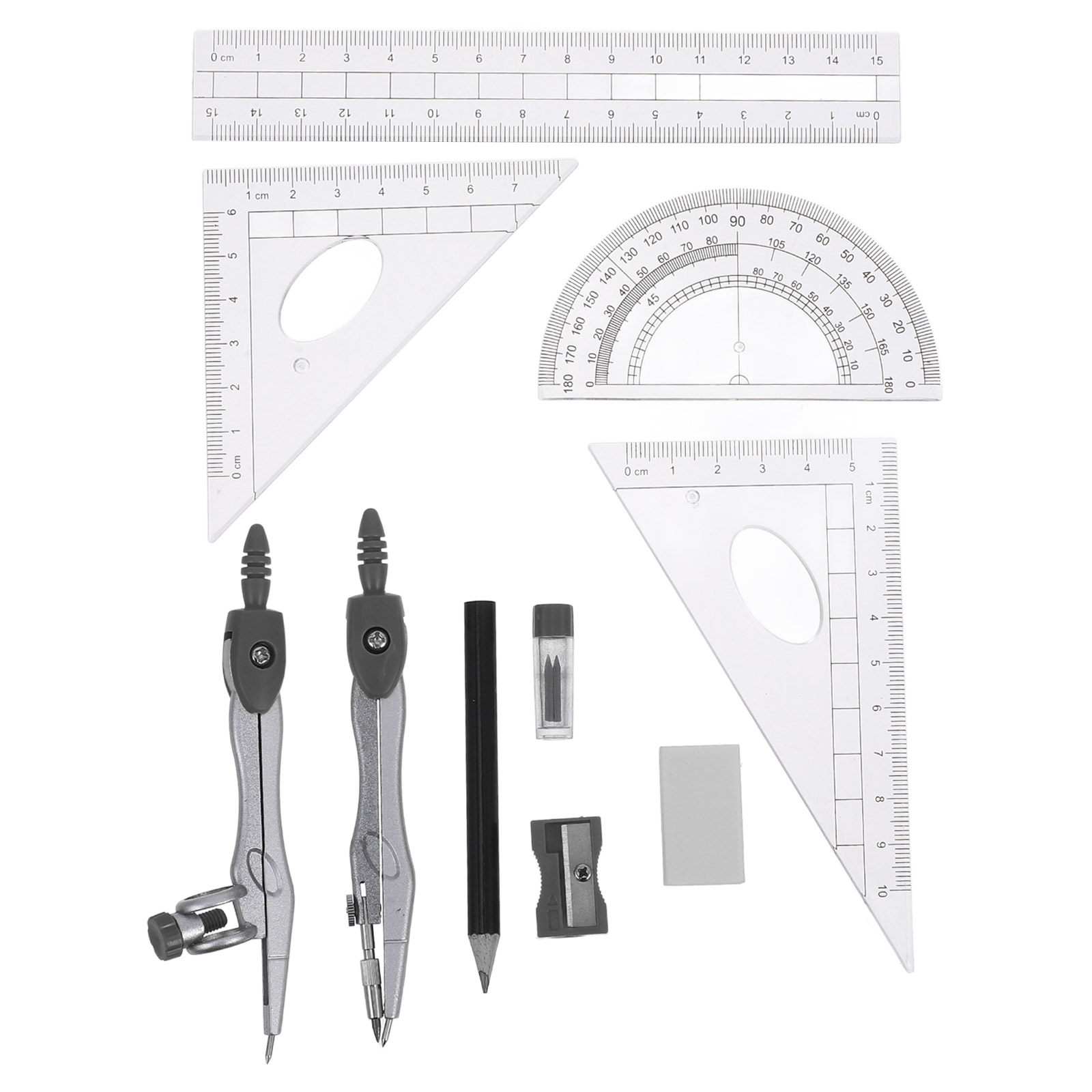 1 ensemble de matériel de dess - Math Geometry Set With Compass avis et prix
