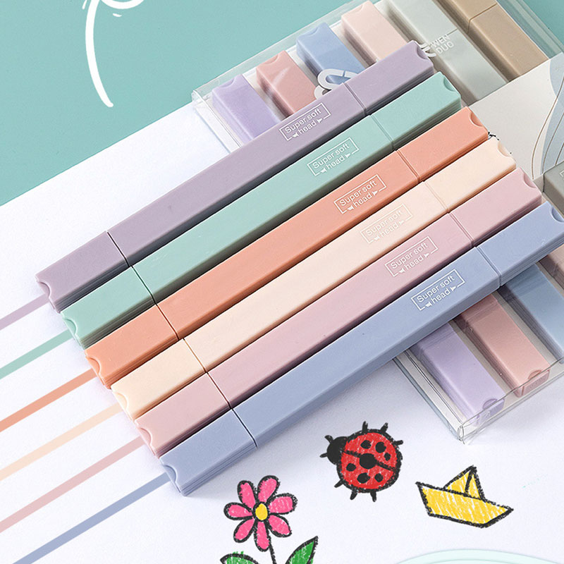 Ensemble de stylos surligneurs - Pastel Highlighter Set Double Ended avis et prix