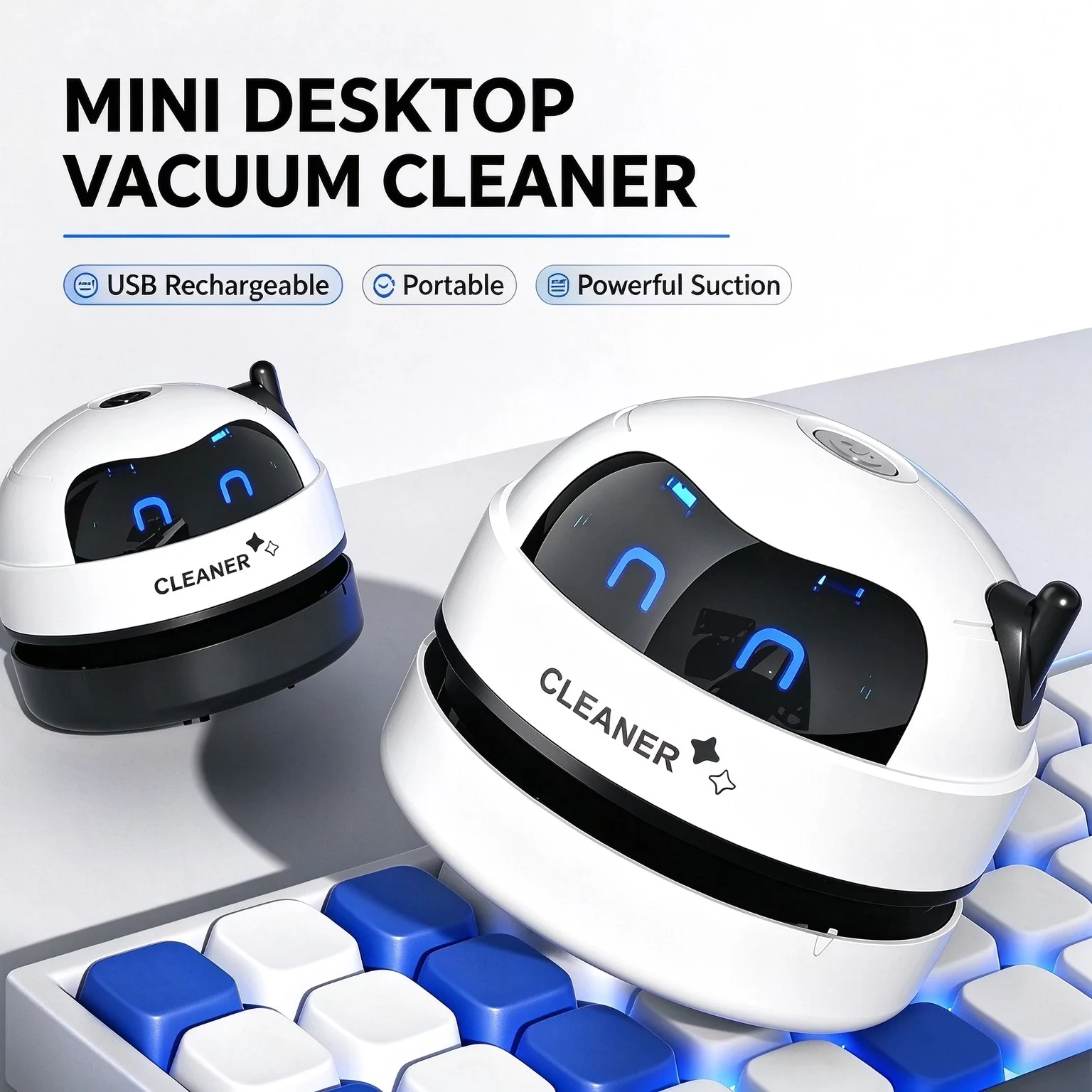 Aspirateur de bureau miniature - Mini Desktop Vacuum Cleaner For Eraser Dust avis et prix