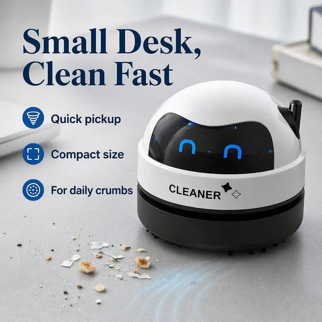 Aspirateur de bureau miniature - Mini Desktop Vacuum Cleaner For Eraser Dust avis et prix