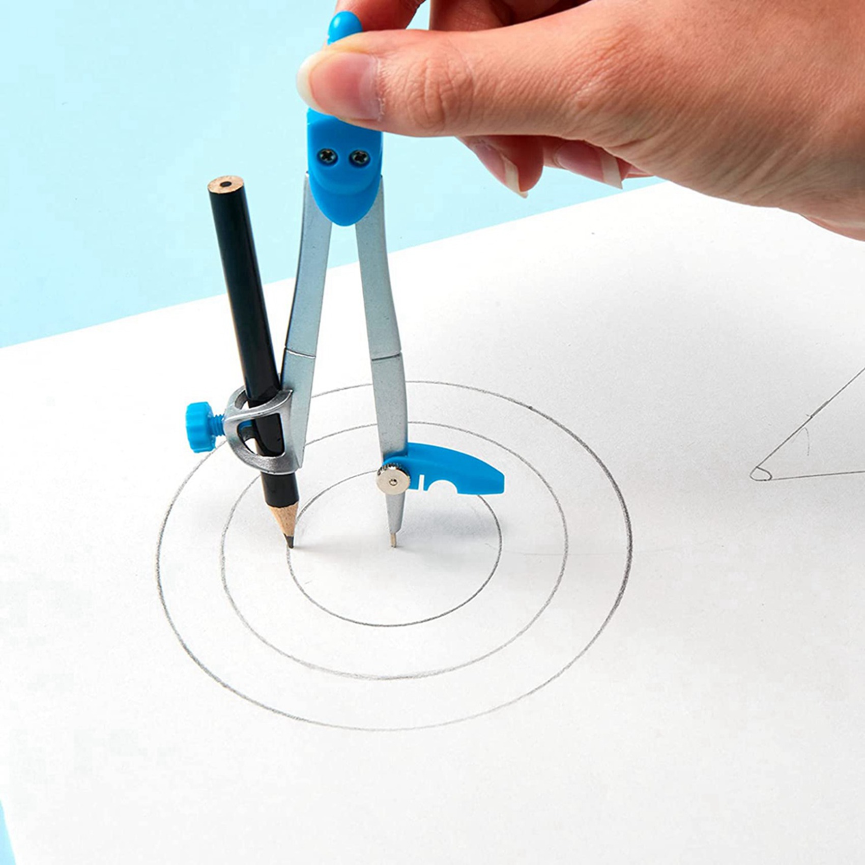 Ensemble de géométrie de quali - Math Geometry Set With Compass avis et prix